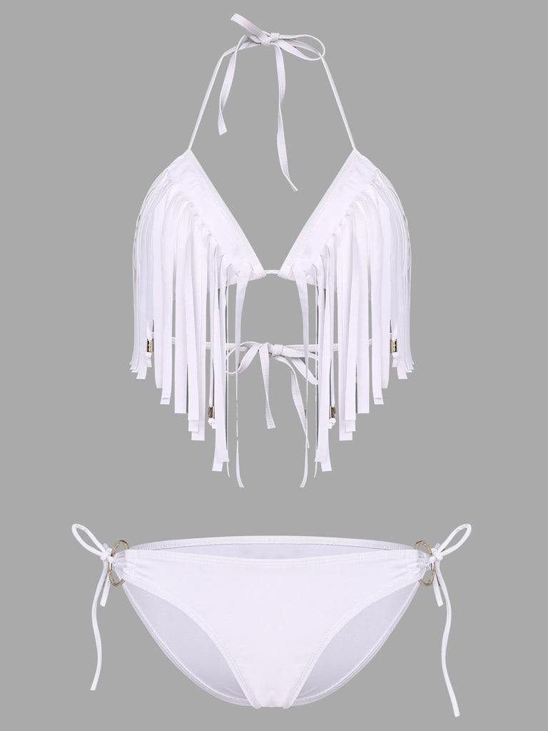 Womens White Bikinis