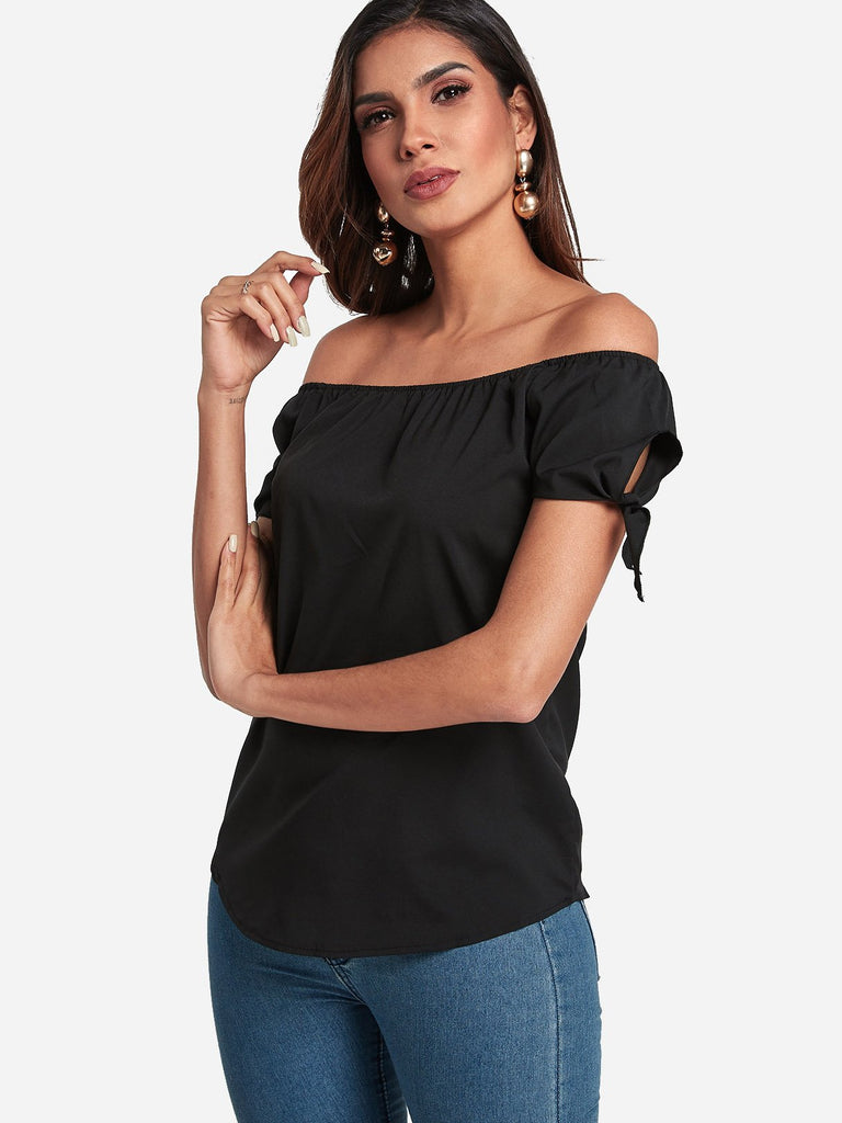 Ladies Off The Shoulder Top