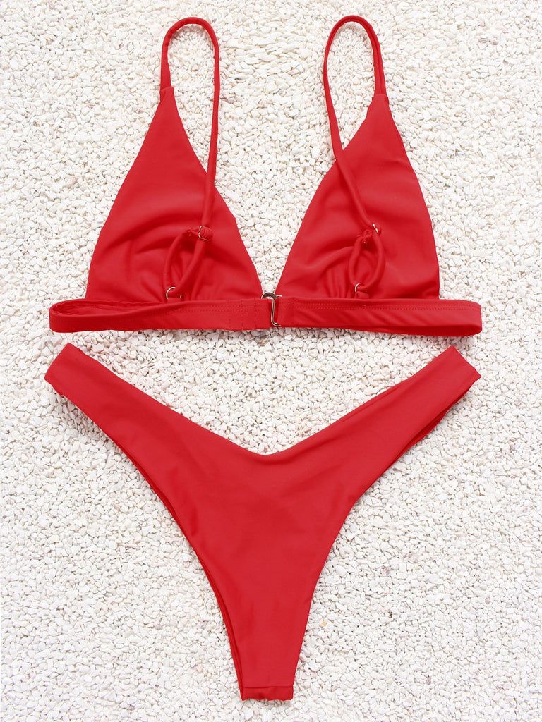 Womens Red Bikinis