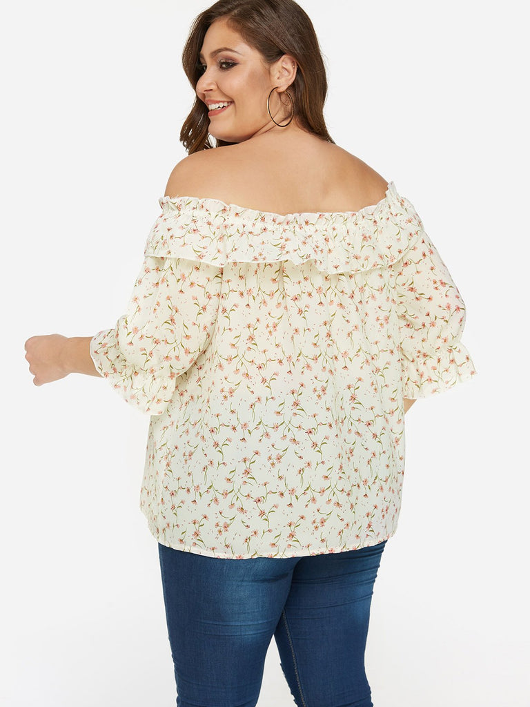 Womens White Plus Size Tops