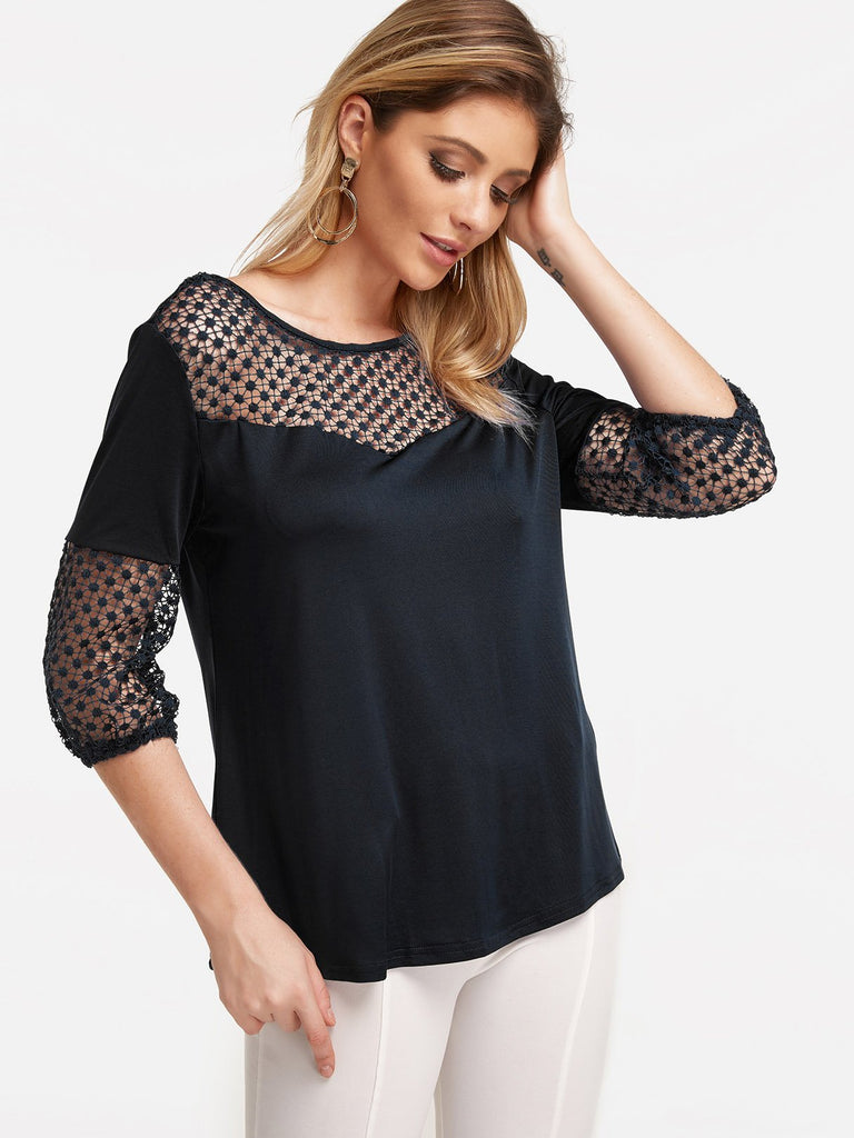 Ladies Black Blouses