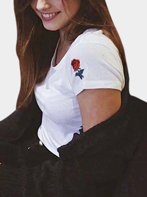 Womens White T-Shirts