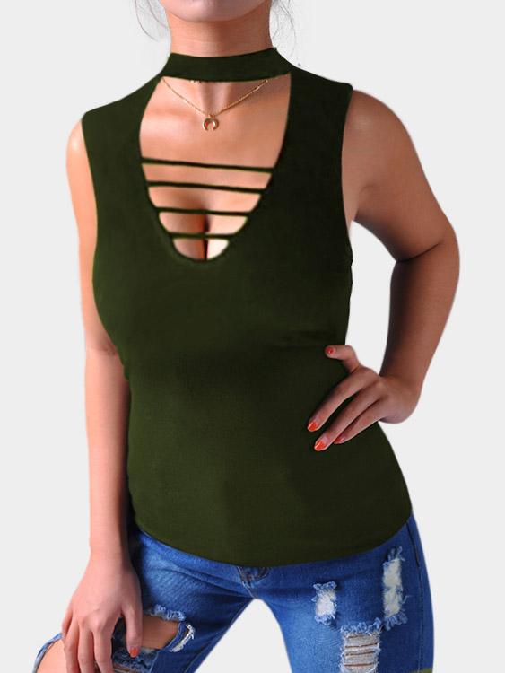 Ladies Army Green Camis