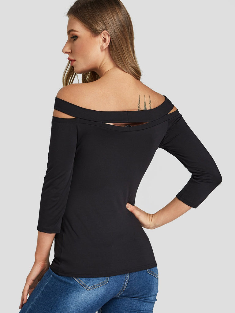 Womens Black T-Shirts