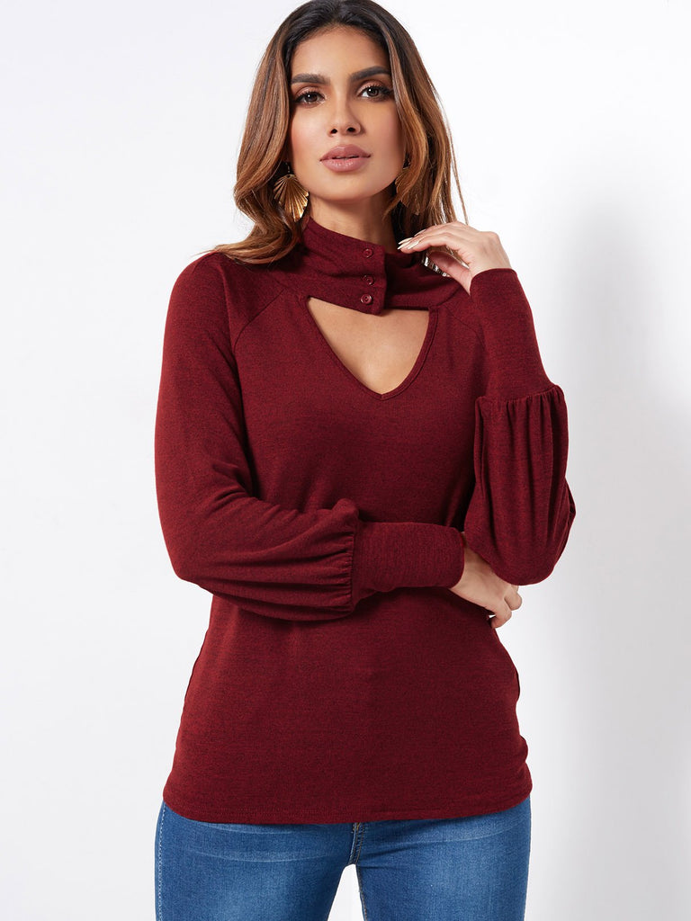 Ladies Burgundy T-Shirts