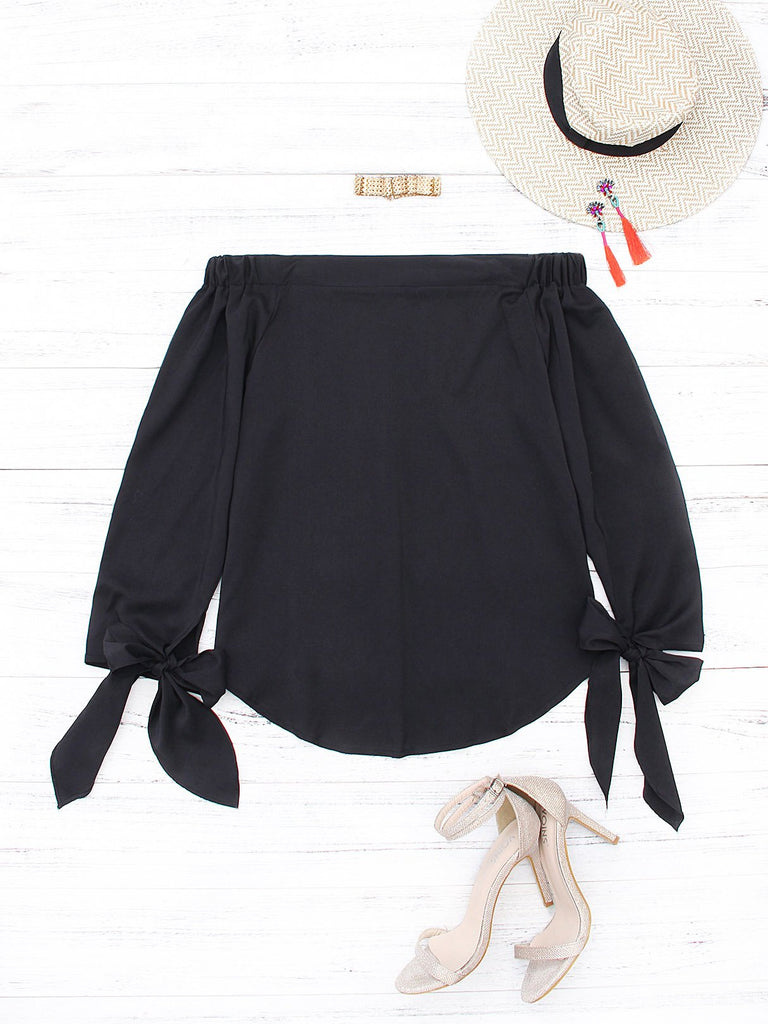Womens Black Blouses