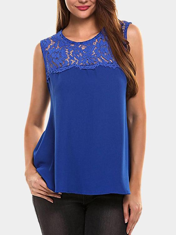 Womens Blue Camis