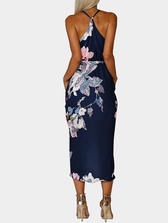 Womens Dark Floral Dresses