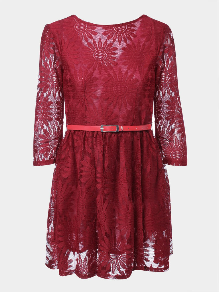 Womens Half Sleeve Mini Dress