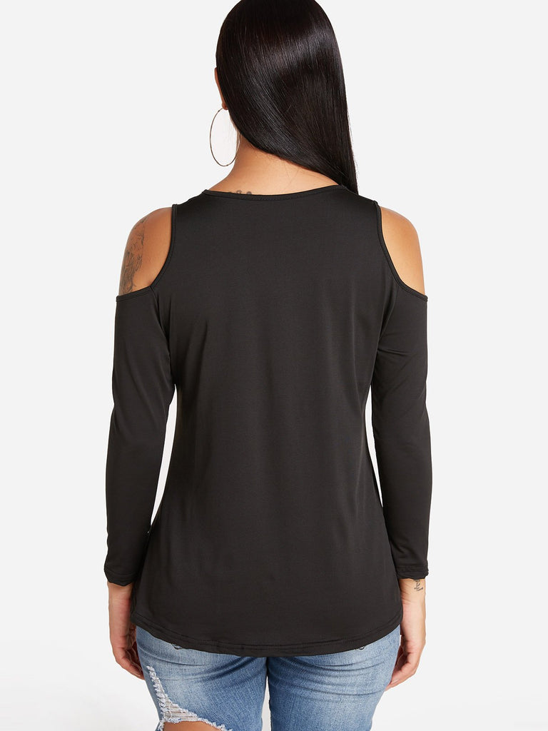 Womens Black T-Shirts