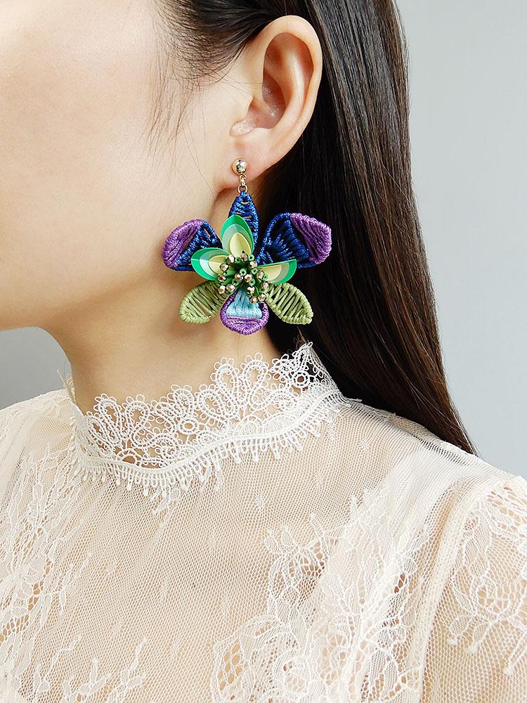 Artisan Handmade Flower Earrings