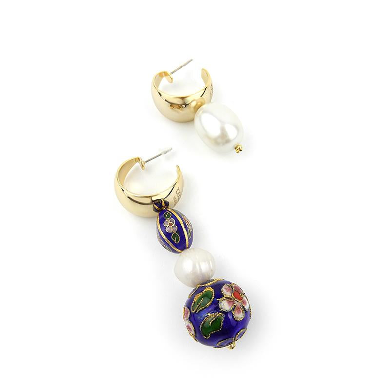 Gemstone Statement Earrings