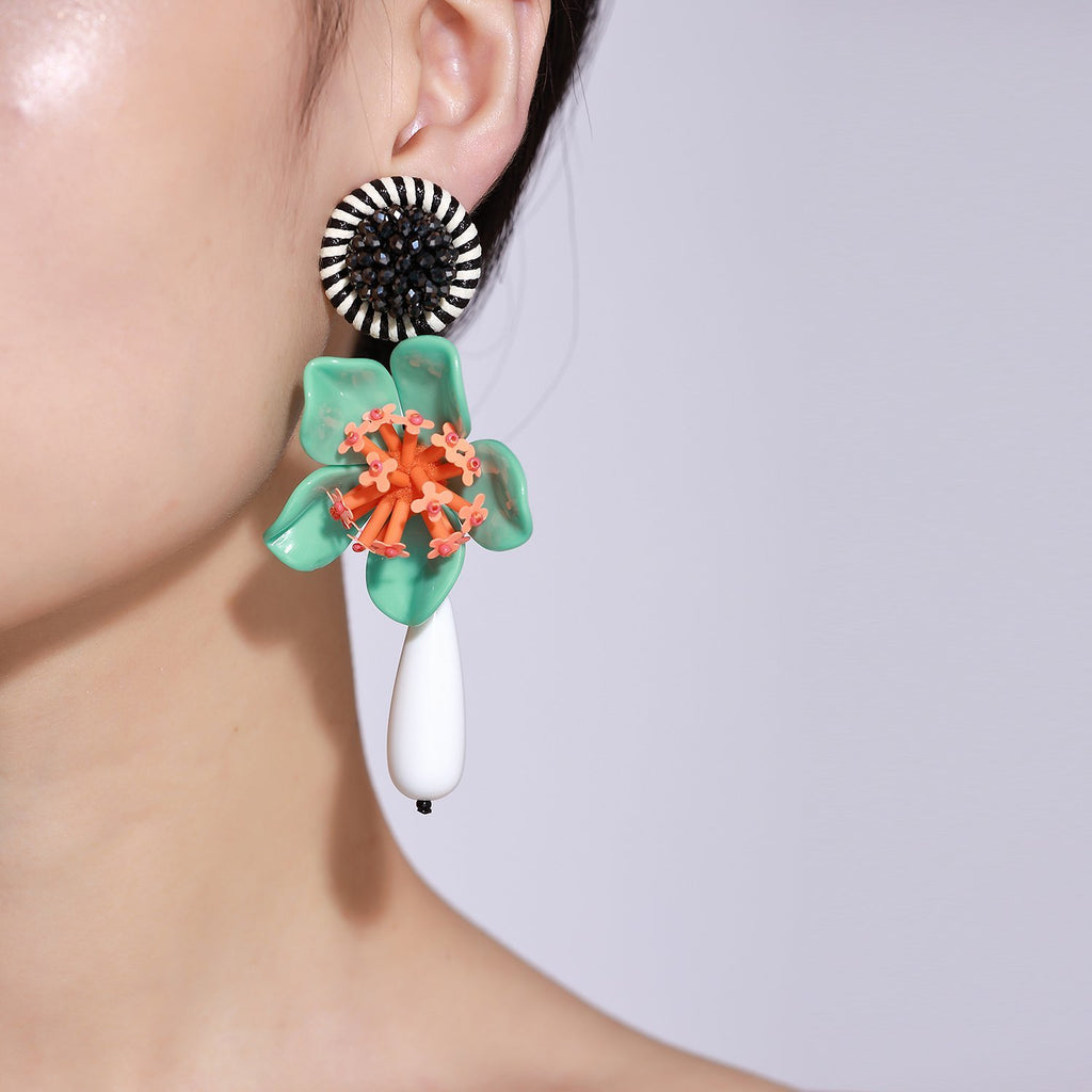 Asymmetrical Resort Statement Earrings