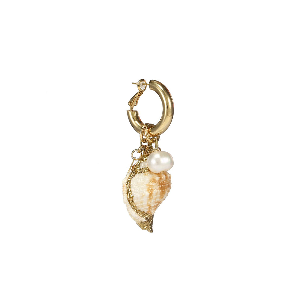 Cute Sea Snail Mismatched Earrings