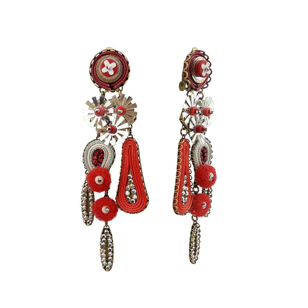 Rose Statement Earrings