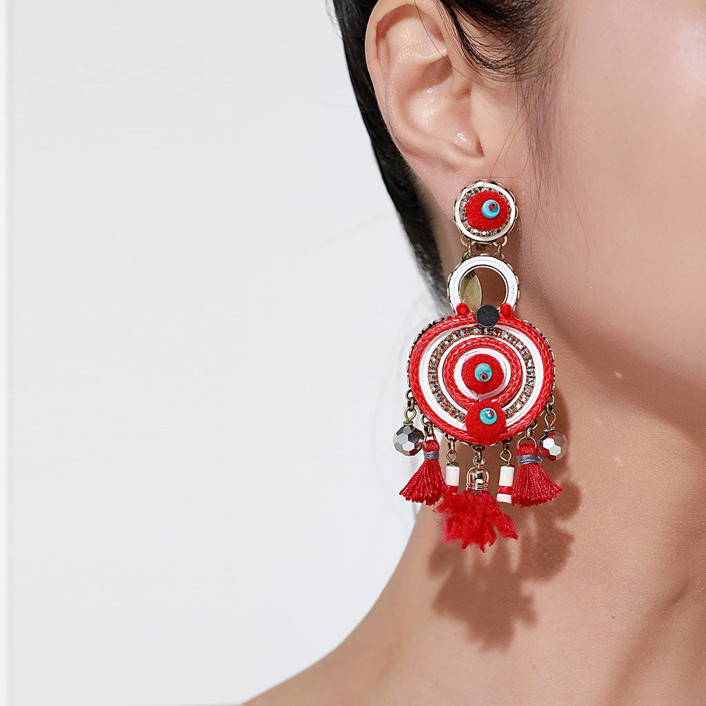 Boho Tribal Statement Earrings