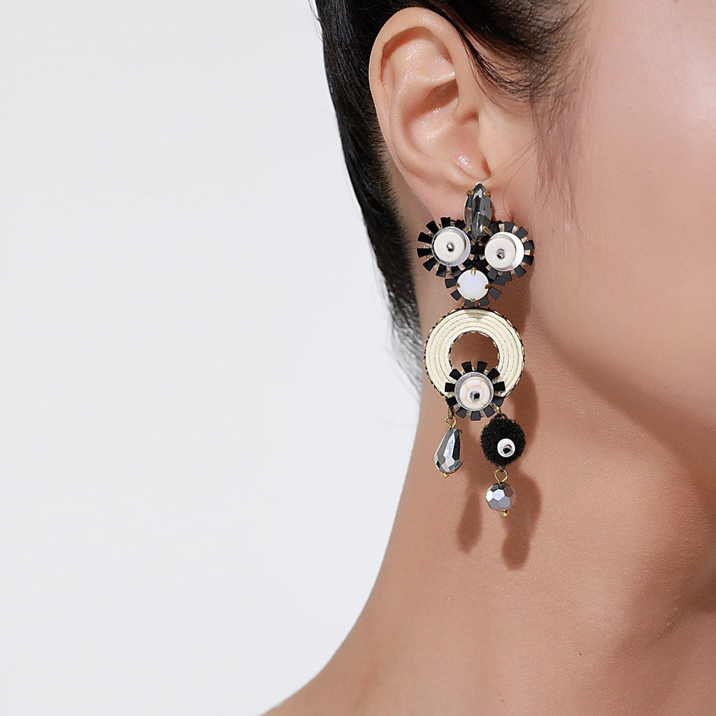 Coral Statement Earrings