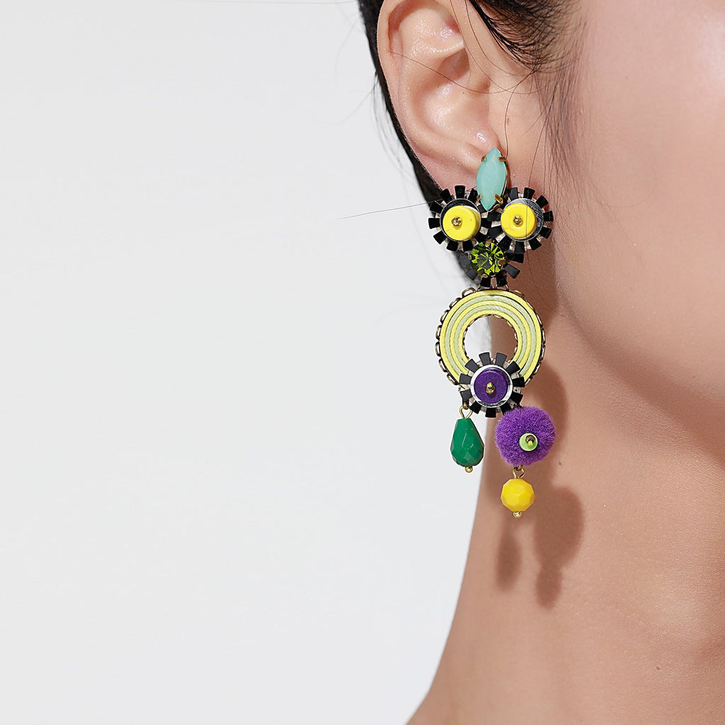 Floral Statement Earrings