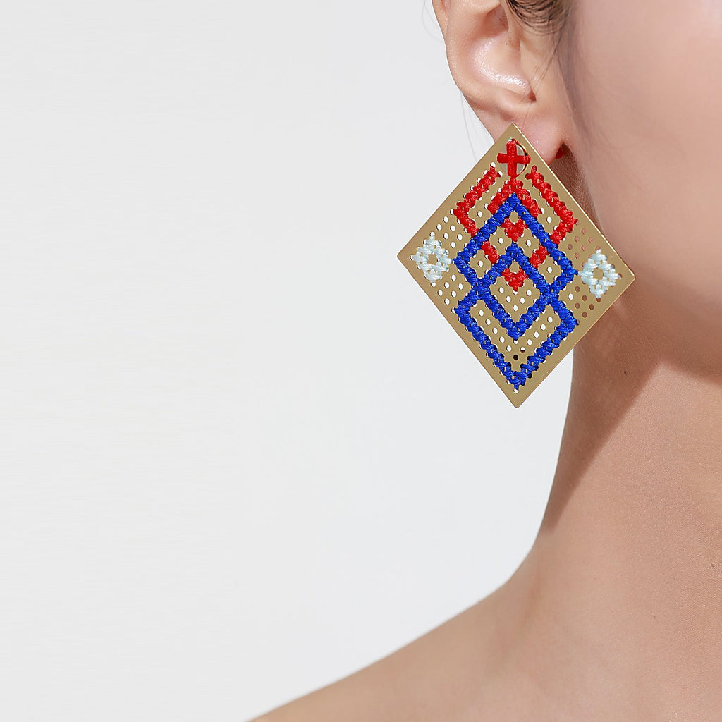 Statement Cross Earrings