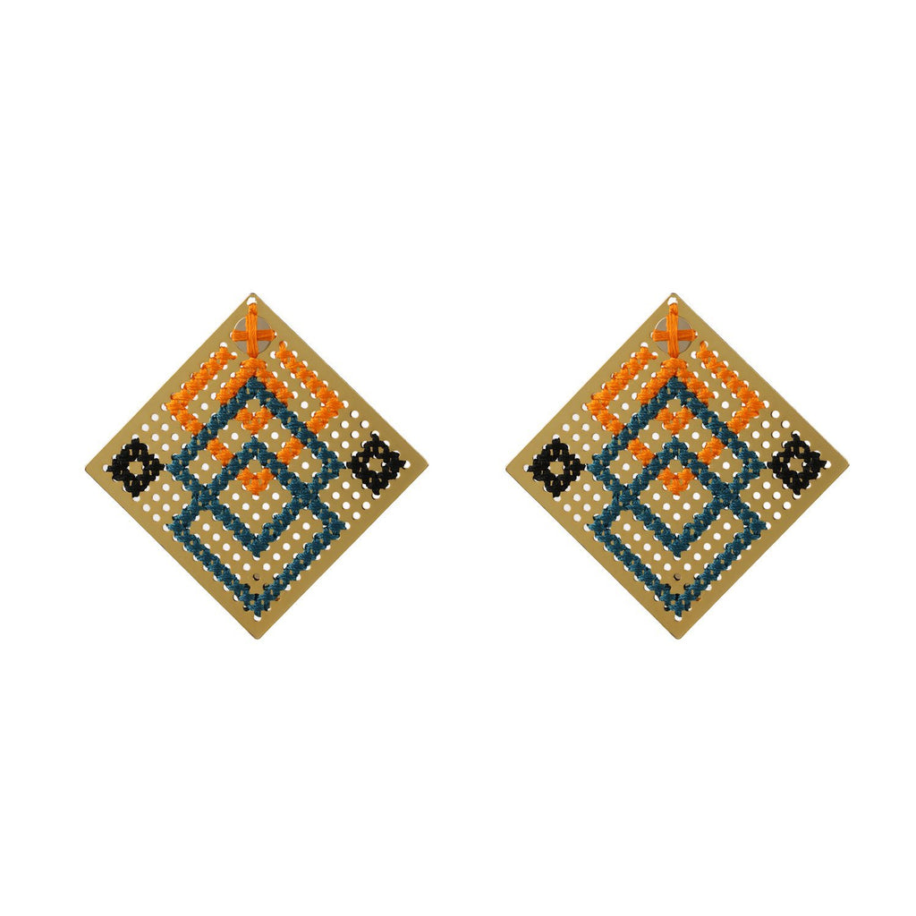 Geometric Statement Earrings