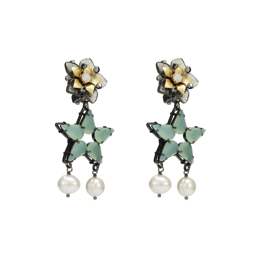 Handmade Peach Earrings