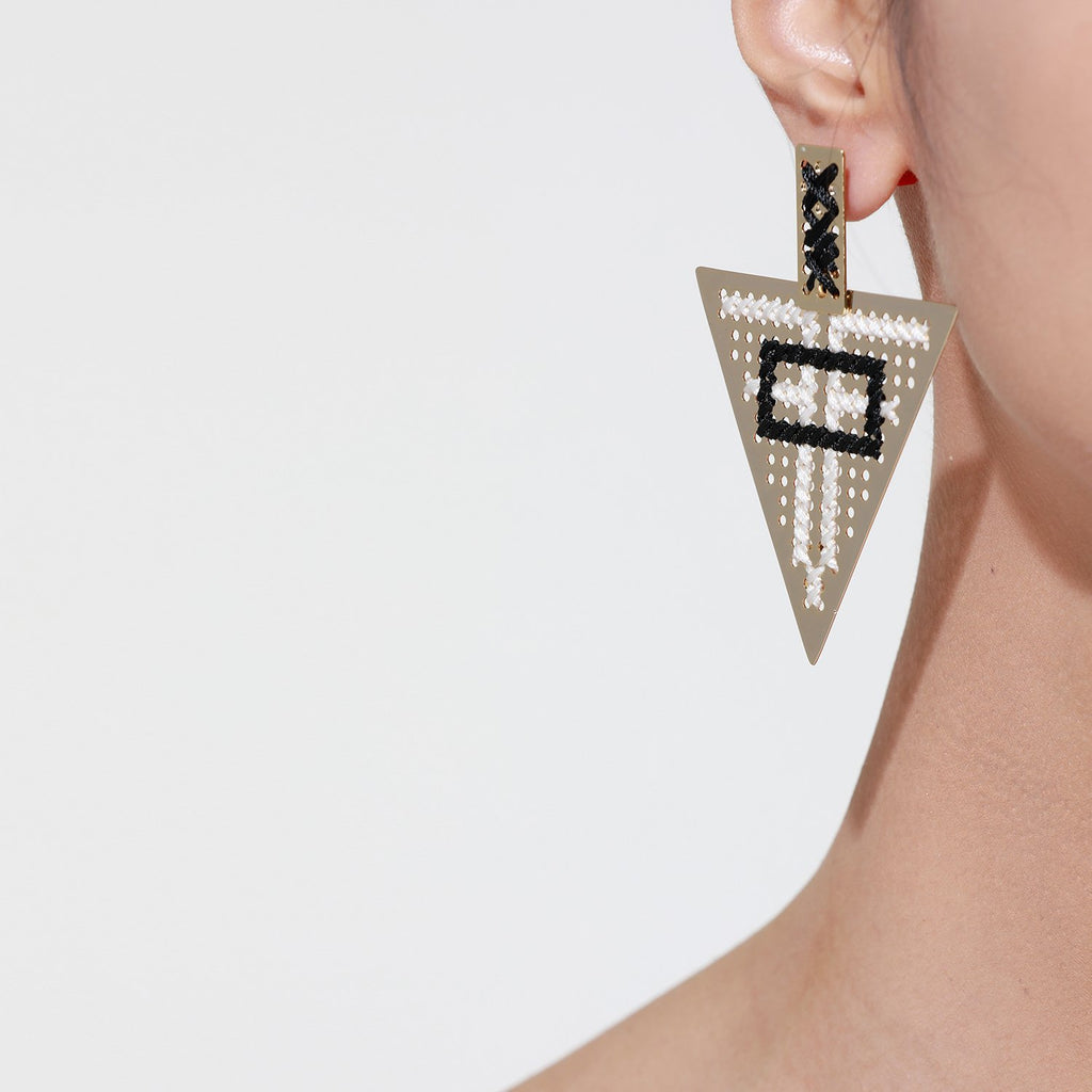 Circle Statement Earrings