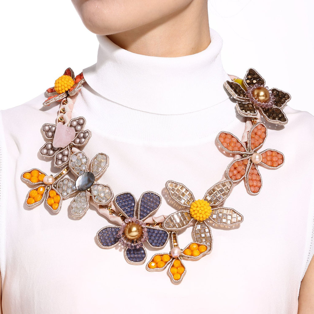 Flower Statement Necklace