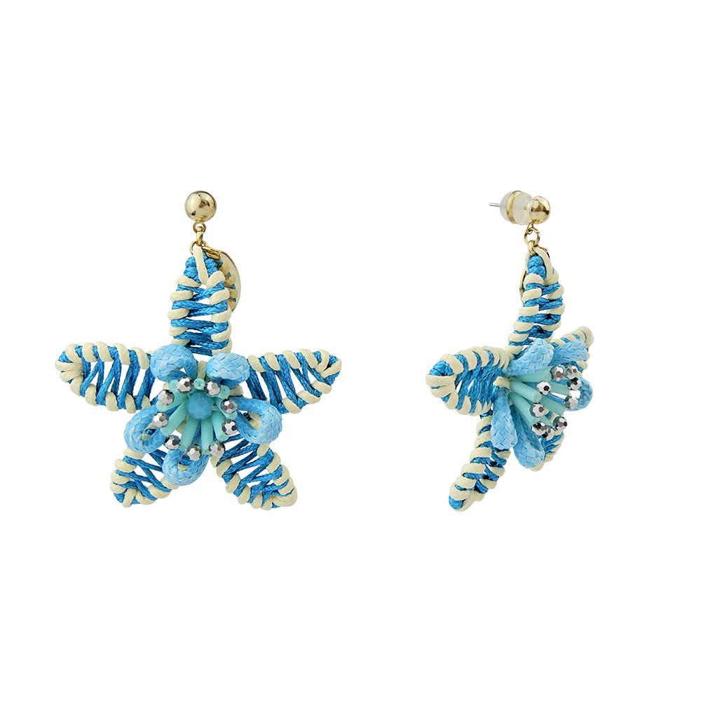 Aqua Statement Earrings