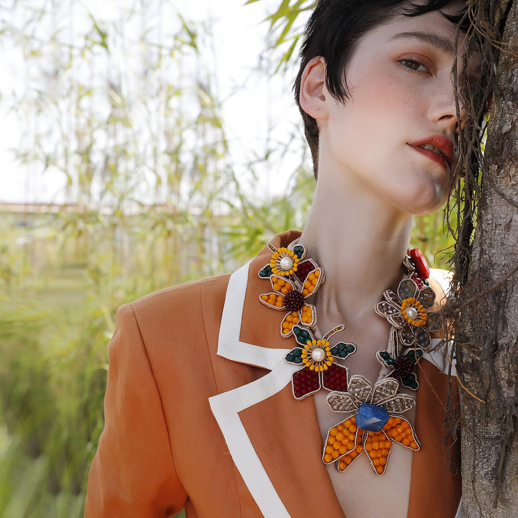 Handmade Flower Necklace