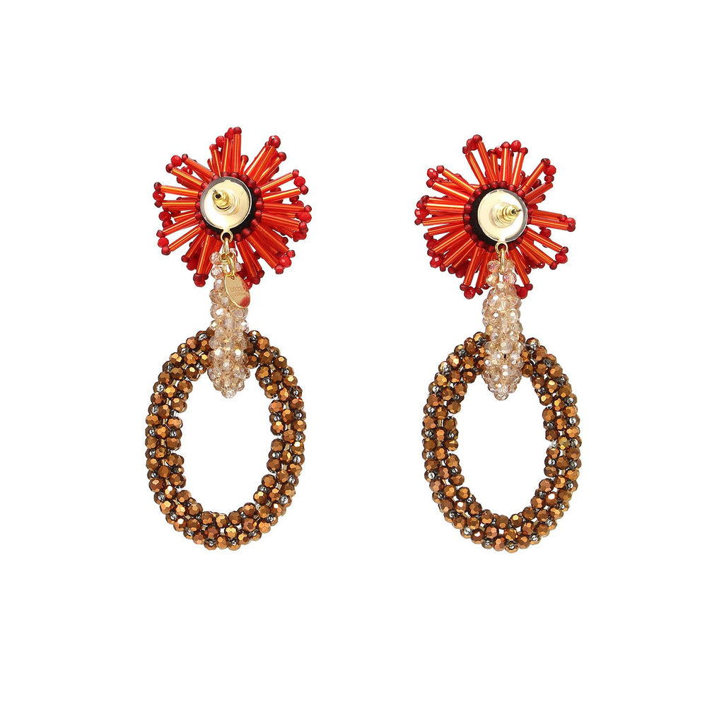 Gold Handmade Earrings Jewellery