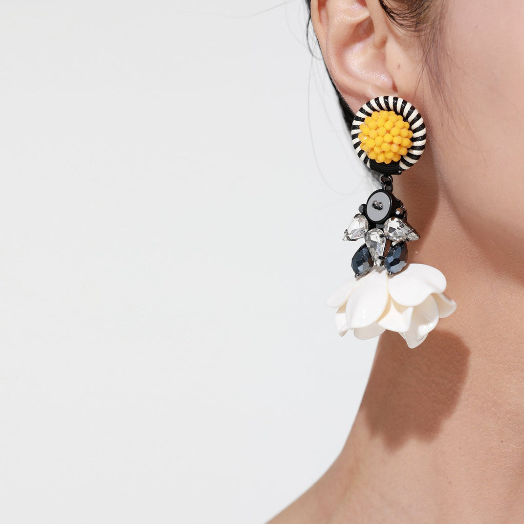 Mismatched Botanical Earrings