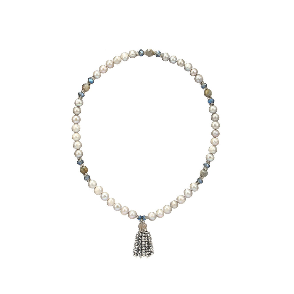 Natural Pearl Stretchy Handmade Necklace & Bracelet