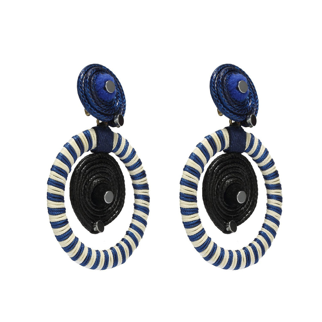 Blue Handmade Earrings Jewelry