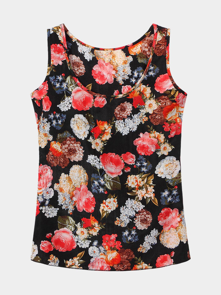 Floral Print Tank Top