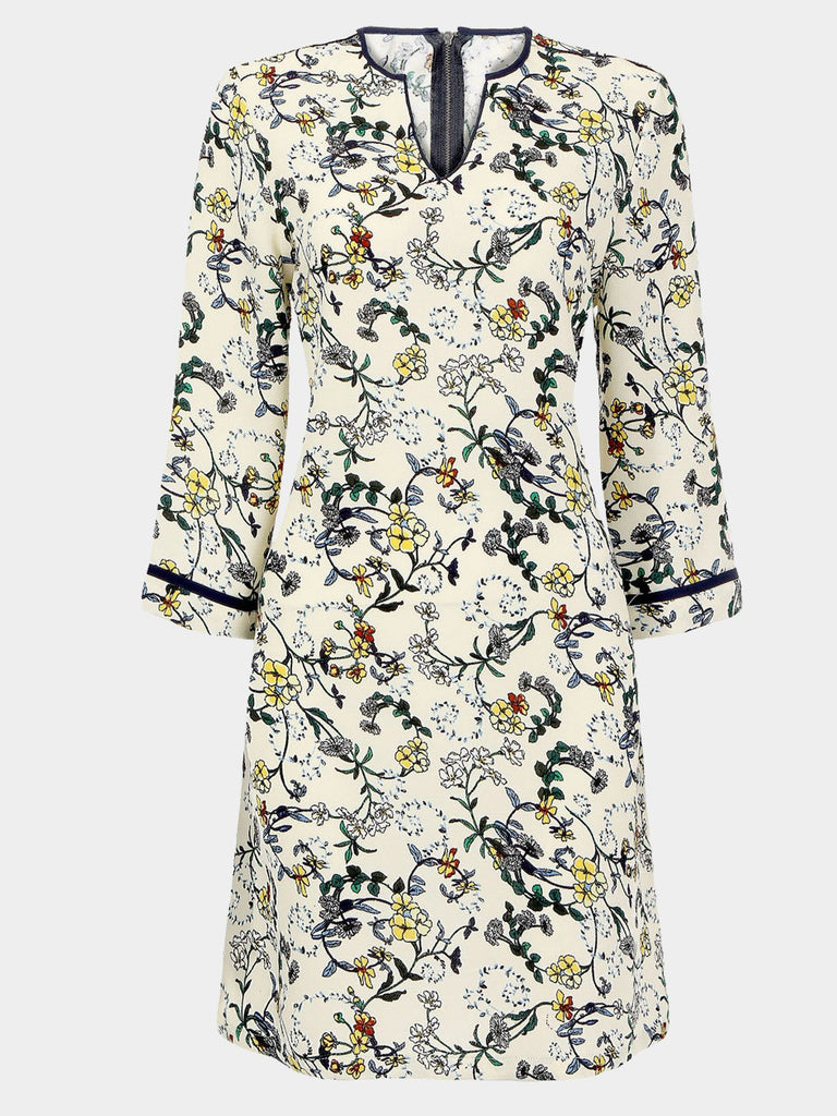 3/4 Length Sleeve Floral Print Dresses