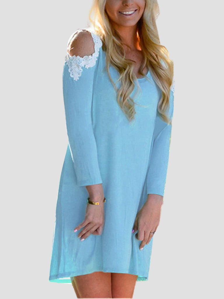 Womens Blue Casual Dresses