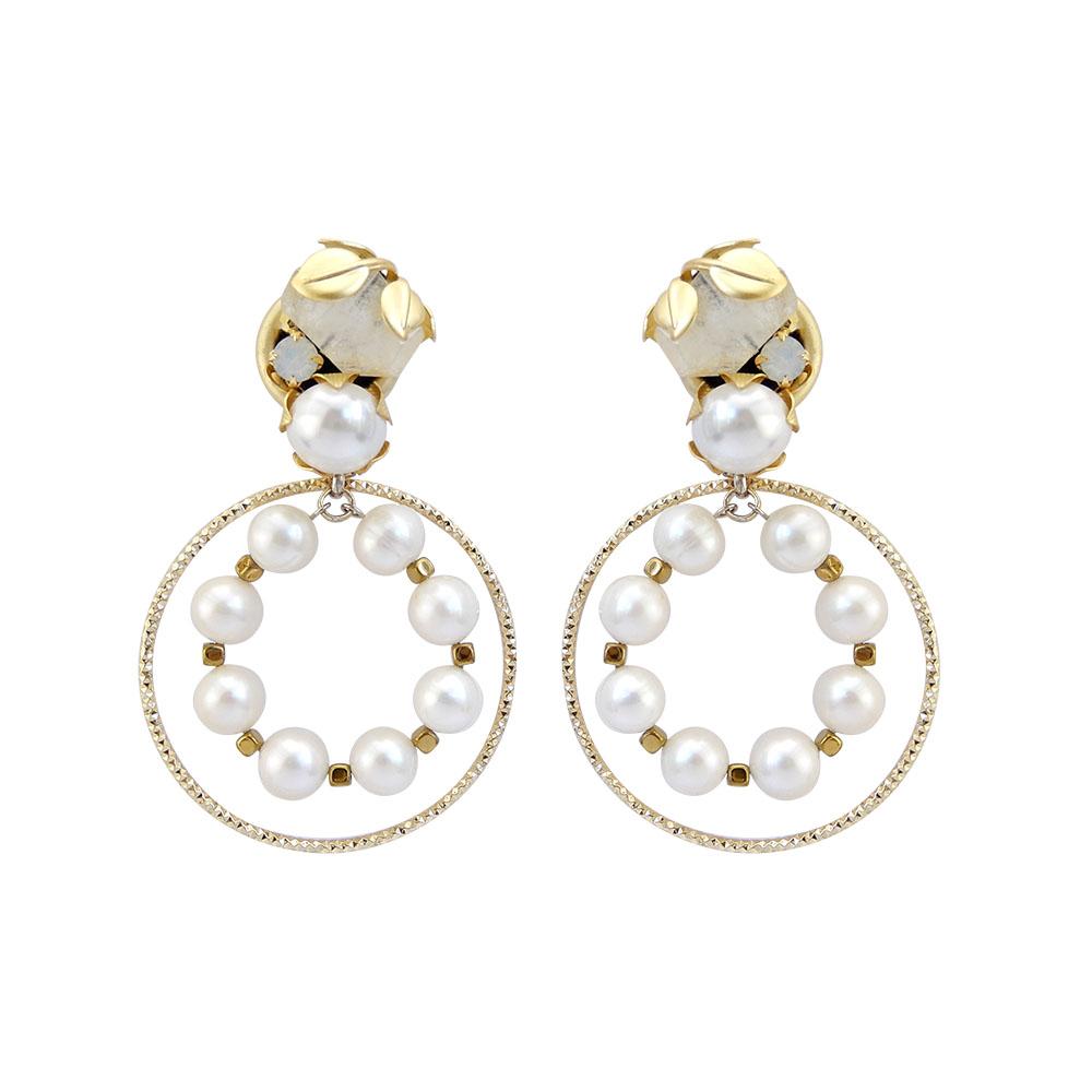 Pearl Statement Earring