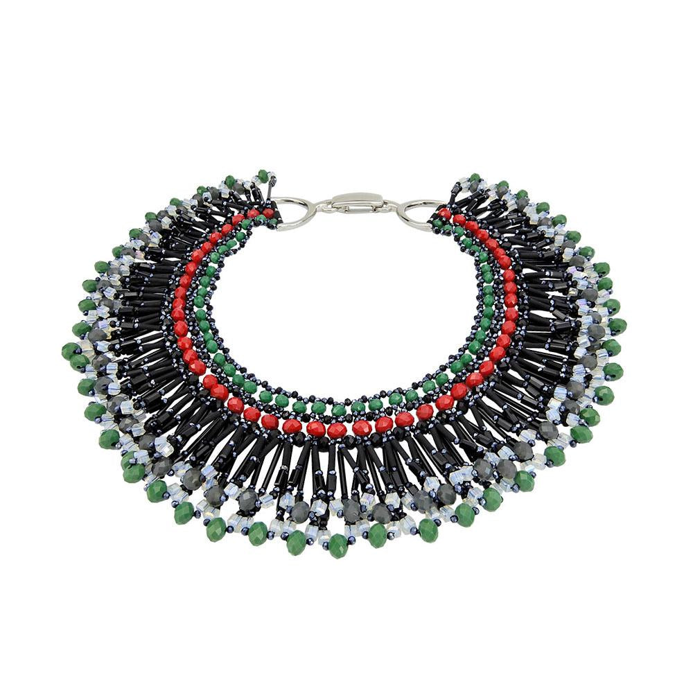 Fringed Bib Necklace