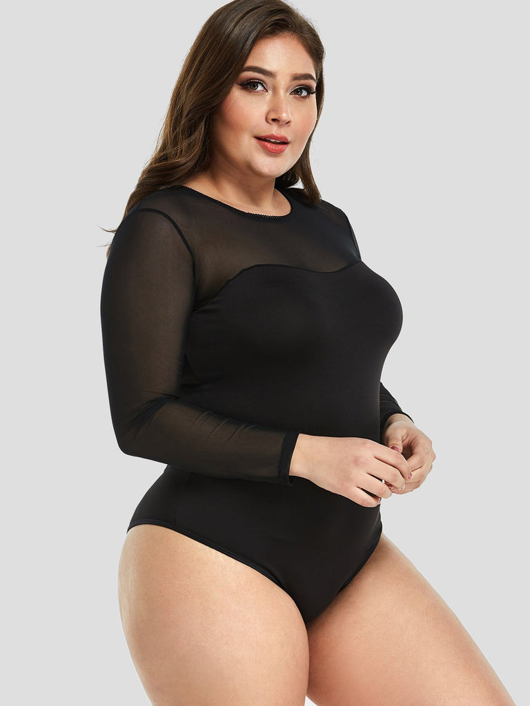 Ladies Black Plus Size Intimates
