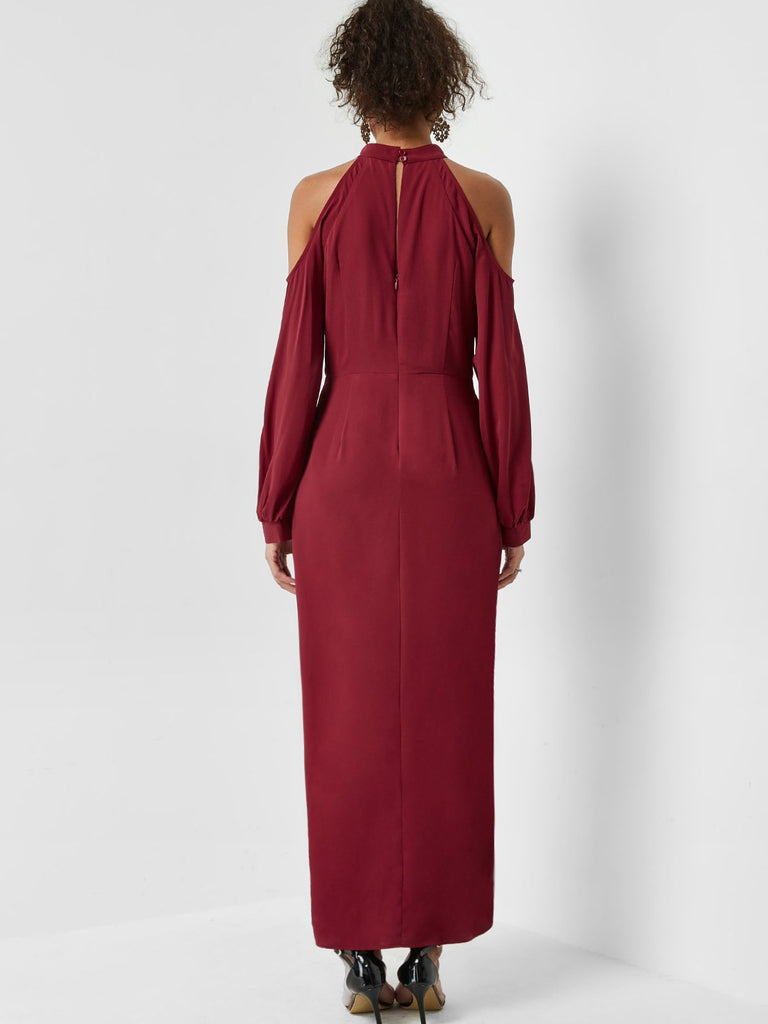 Womens Burgundy Maxi Dresses