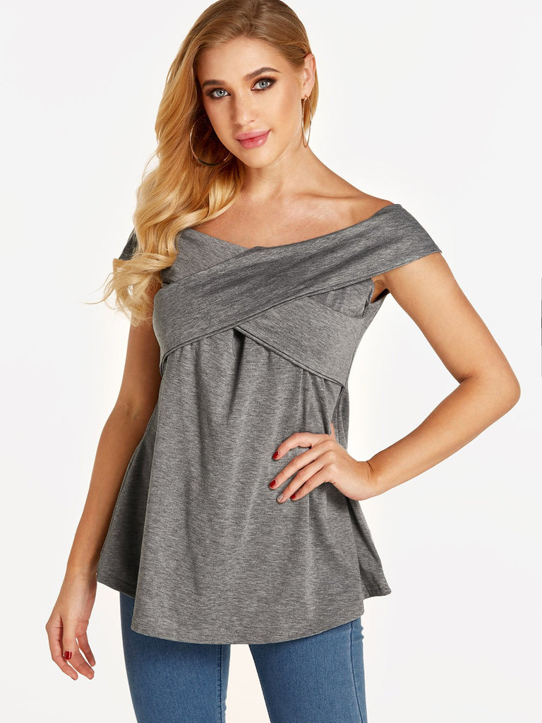 Ladies Grey T-Shirts