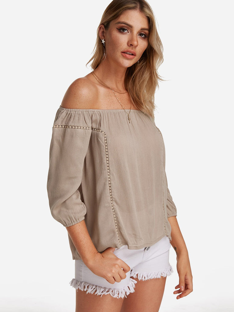 Ladies Apricot Blouses