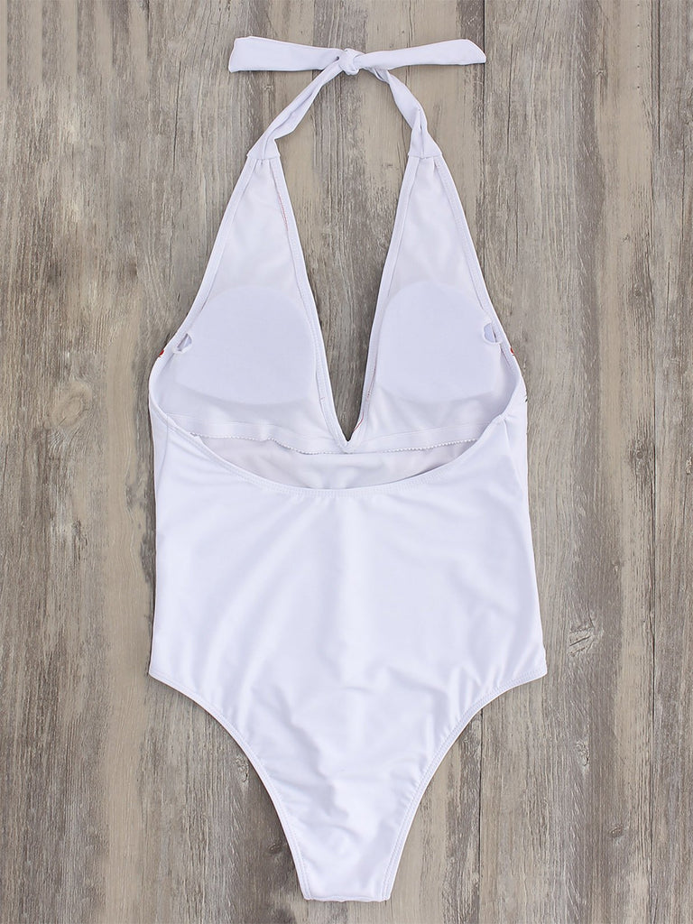 Womens White One-Pieces