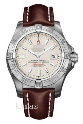 Discount Good Leather Wristwatch Band A1733010/G697-BRLST_K0010183