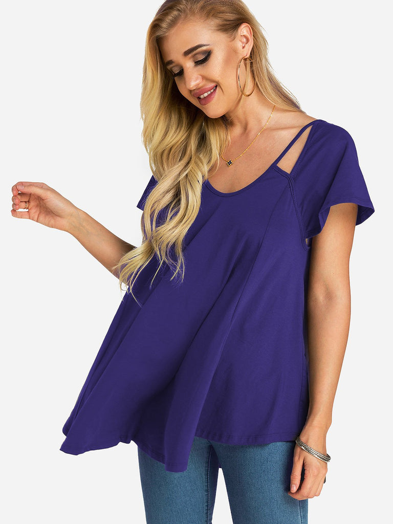 Ladies Blue T-Shirts