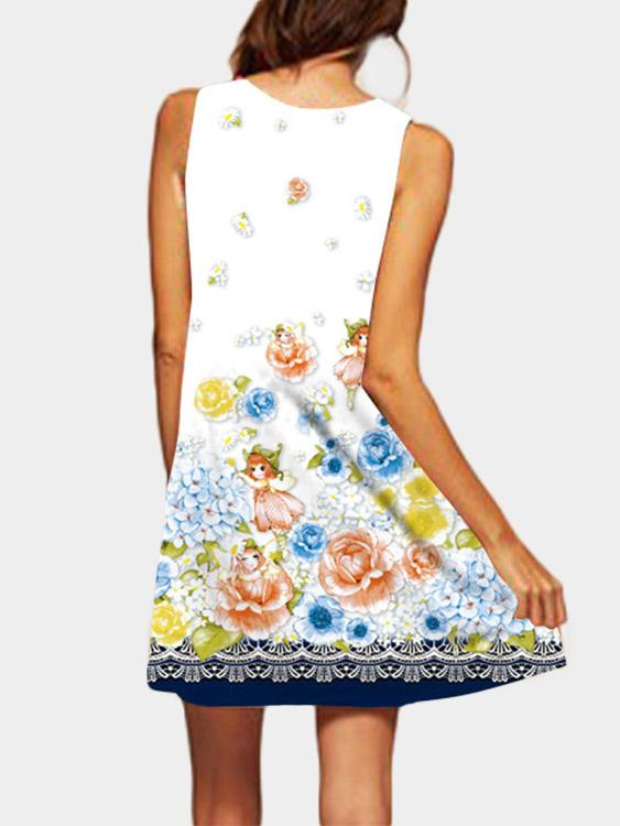 Womens Multi Floral Dresses