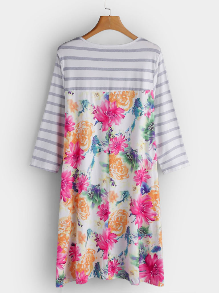 Womens Multi Floral Dresses