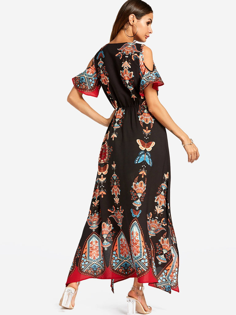 Womens Black Maxi Dresses