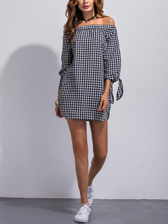 Ladies Half Sleeve Mini Dress