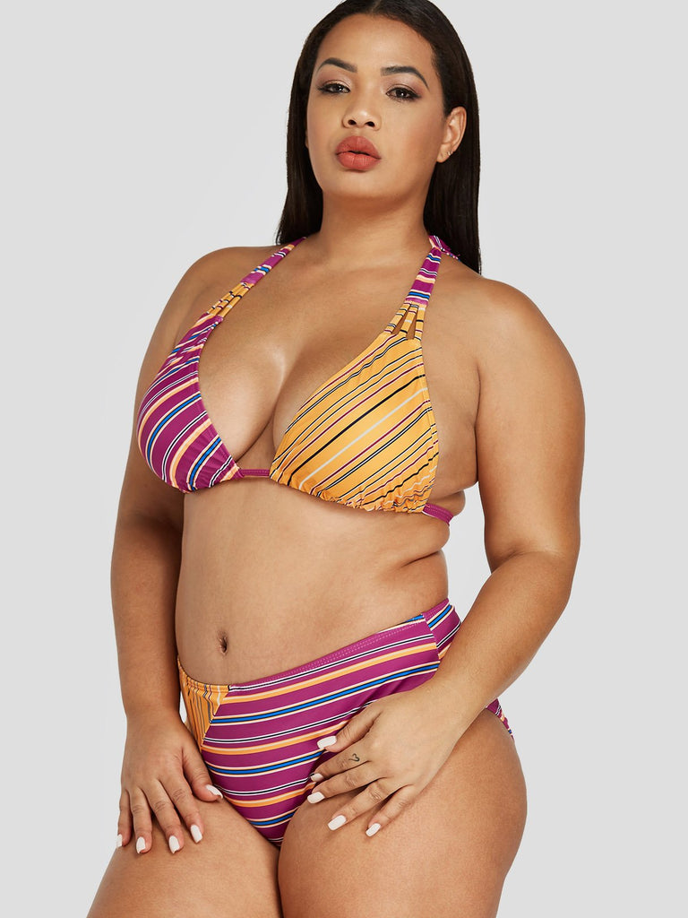 Ladies Multi Plus Size Swimwear